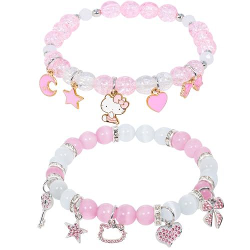 Charm Perlen Freundschaft Armband Set Brehn