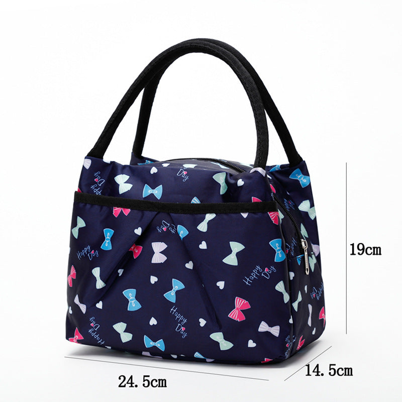 Blumige isolierte Lunch-Kühltasche Brehn