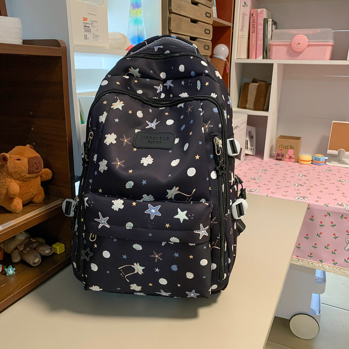 Verspielter maritimer Rucksack Brehn