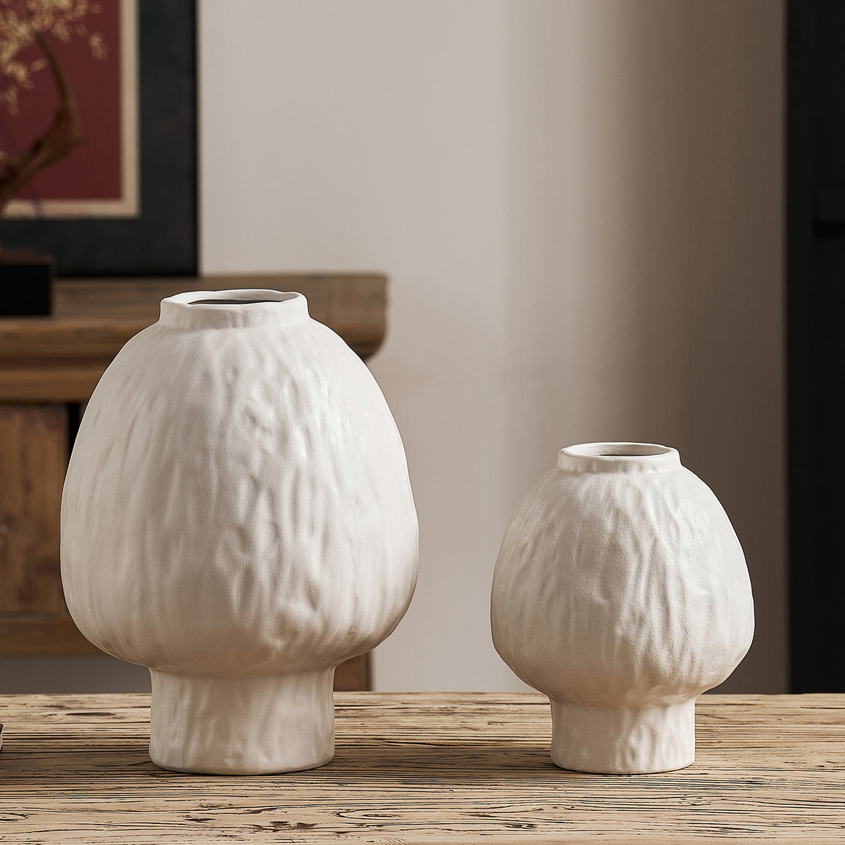 Dekorative Keramikvase im modernen Design Brehn