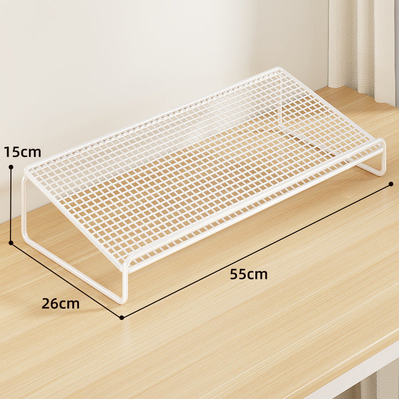 Erhöhter Mesh-Metall-Desktop-Aufbewahrungsregal