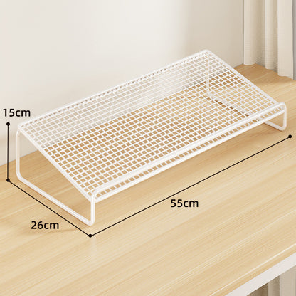 Erhöhter Mesh-Metall-Desktop-Aufbewahrungsregal