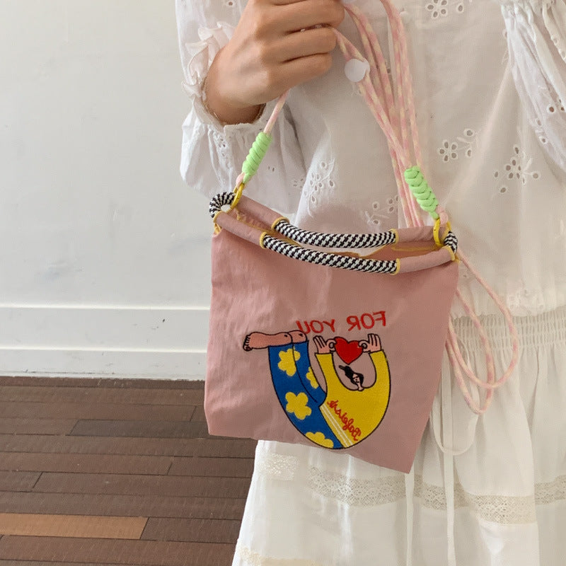 Umhängetasche mit Kreativem Motiv und Verstellbarem Tragesystem Brehn