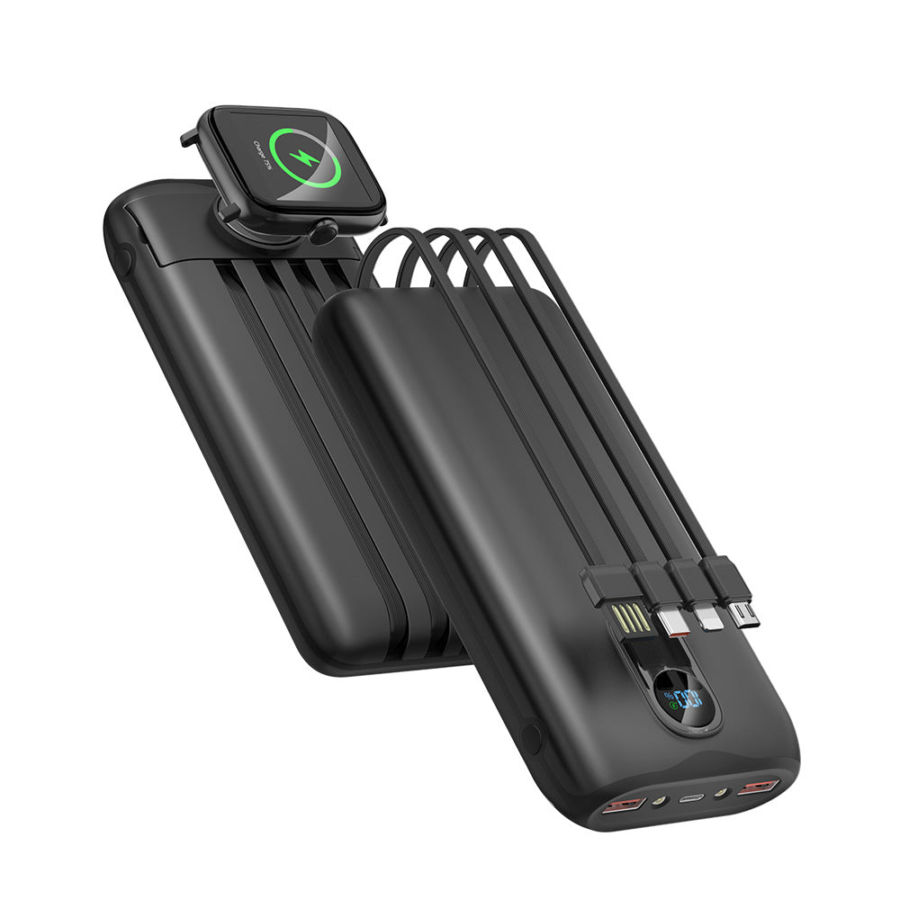 Tragbare Powerbank mit Schnellem Induktiven Laden und Mehreren Usb-Anschlüssen Brehn