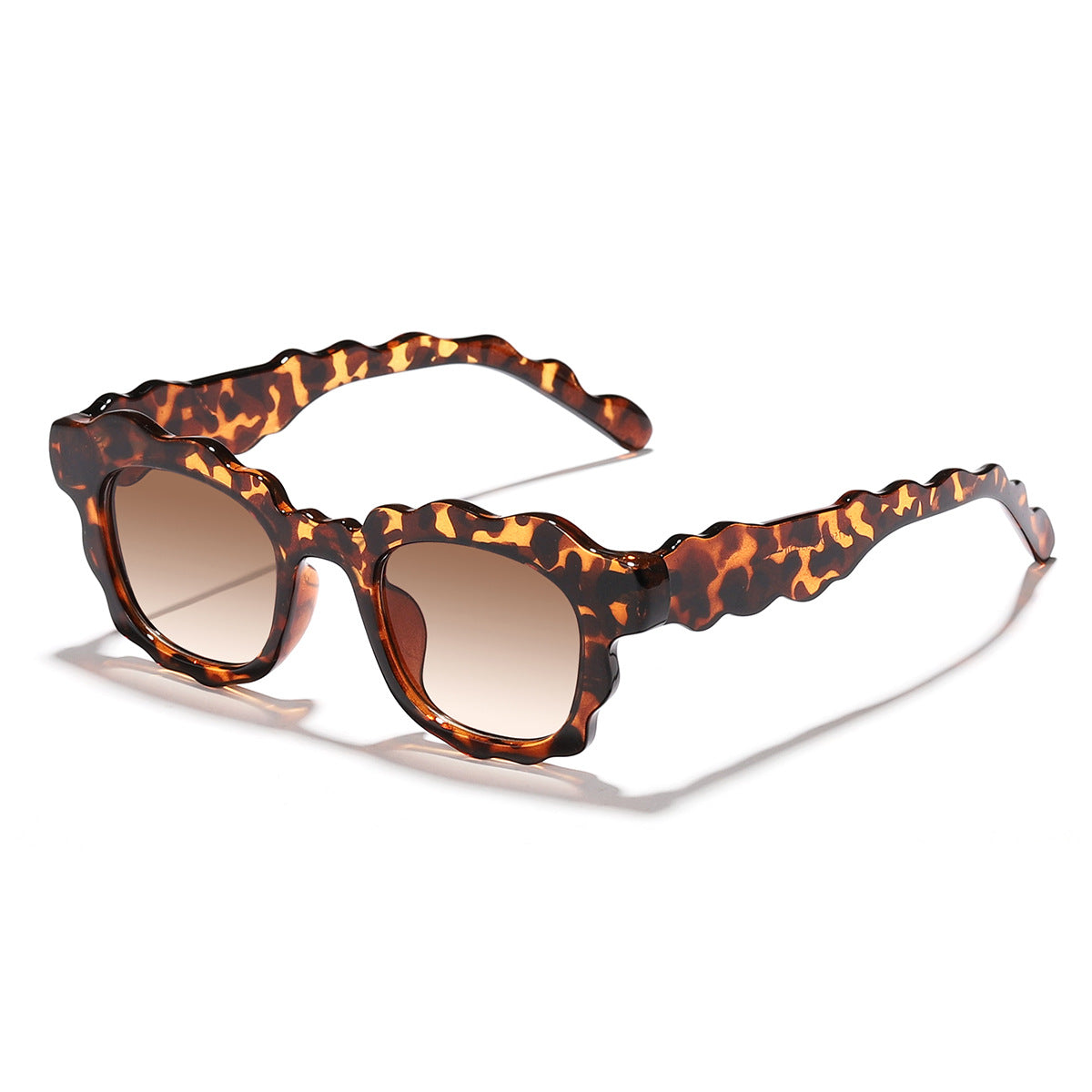 Damen auffällige Sonnenbrille im kreativ gestalteten Wolkenrahmen Brehn