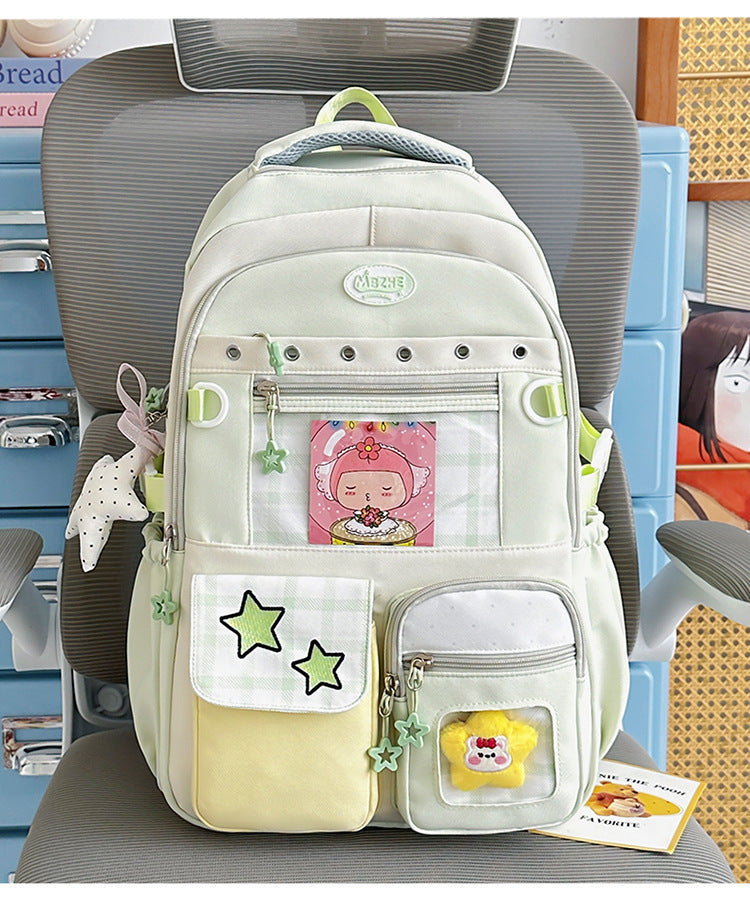 Multi-Pocket Charakter-Themen Schulrucksack