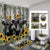 Digital Floral Print Badezimmer Set Brehn