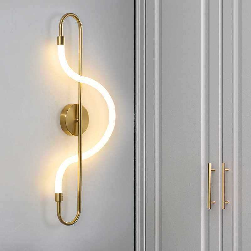 Künstlerische LED-Wandlampe