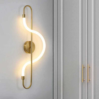 Künstlerische LED-Wandlampe