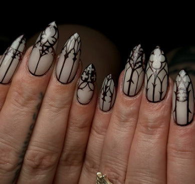 Artistische Stiletto Press-On Nagelkunst Brehn