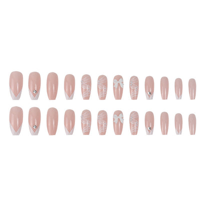 Elegantes Acryl Press-On-Nagelset Brehn
