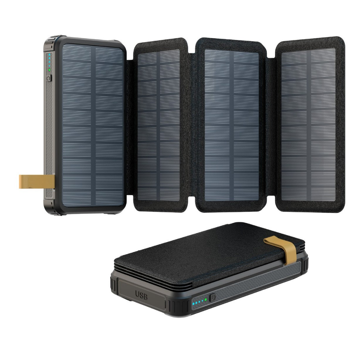 Solarbetriebene Powerbank Mit Schnellladefunktion Von Brehn