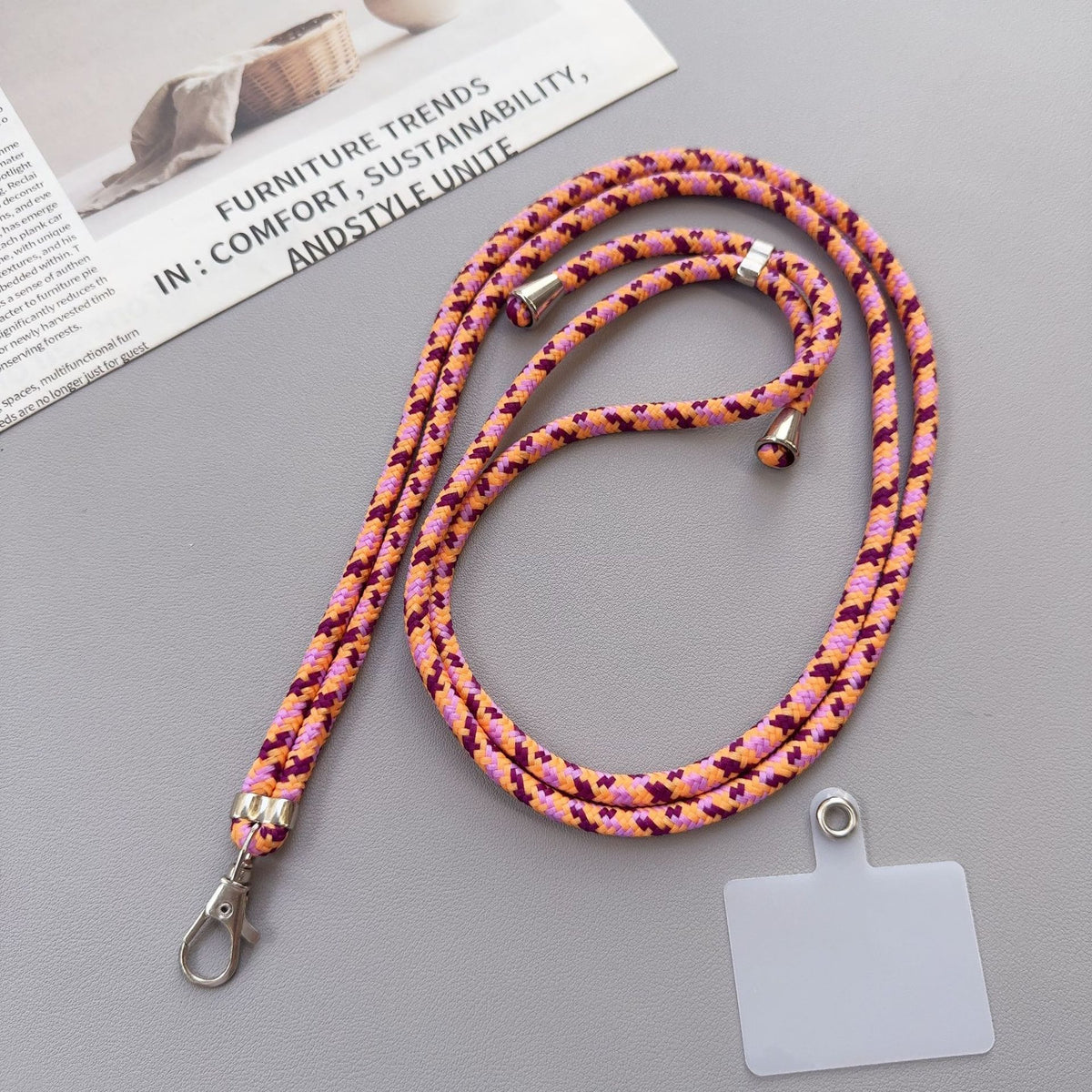Geflochtenes Band mit Gravurclip Brehn