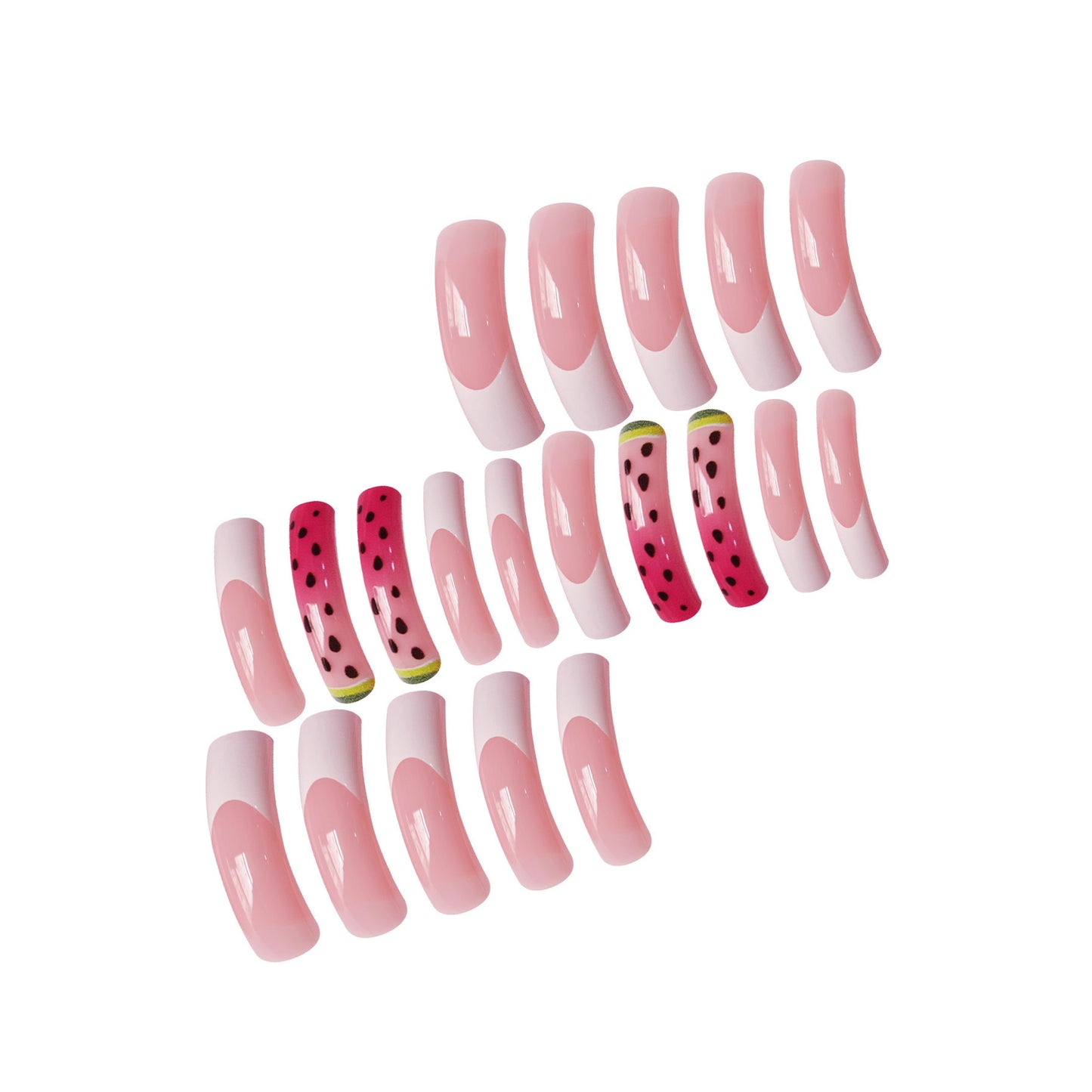 Glamouröse 3D Lange Stiletto Press-On Nägel Brehn