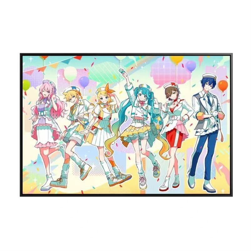 Anime-Themen Illustrierte Leinwand Kunstdruck Brehn