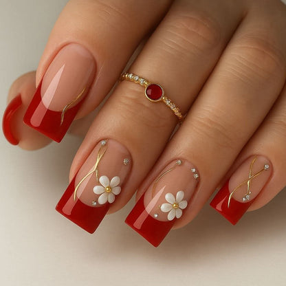 Dekorative florale Nagelkunstverlängerungen Brehn 1789713556