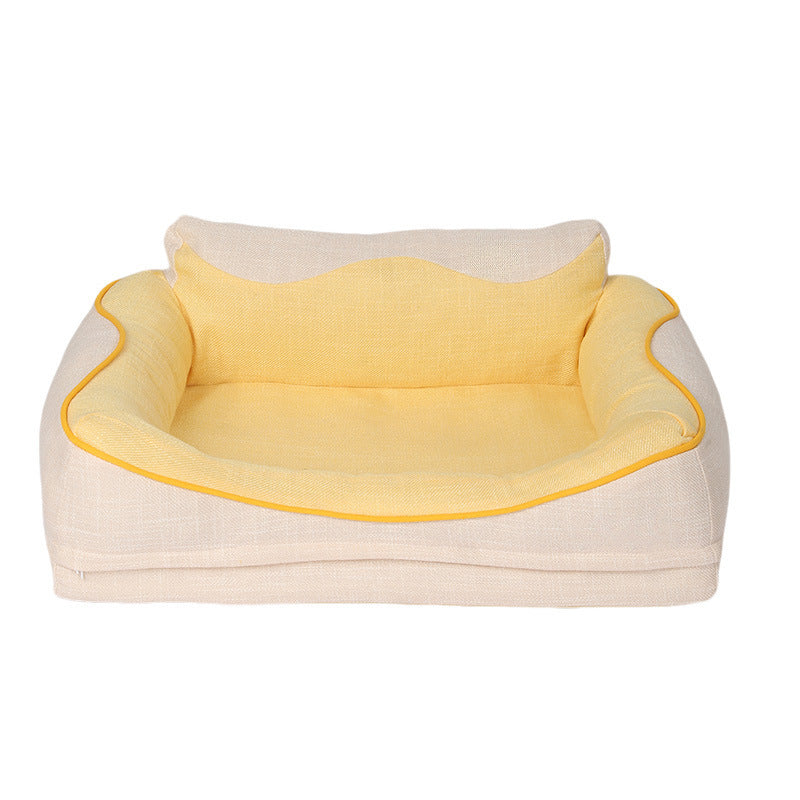 Gemütliches Rückenkissen-Hundebett