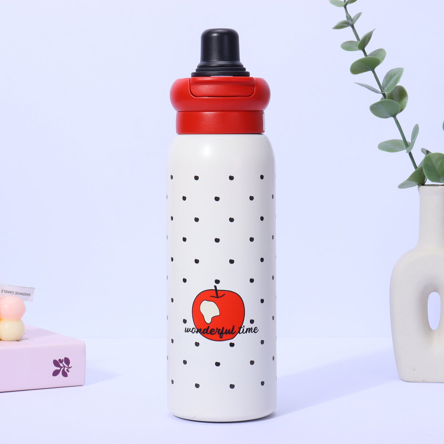 Damen Thermo-Trinkflasche mit rutschfestem Griff und ausgefallenem Design Brehn