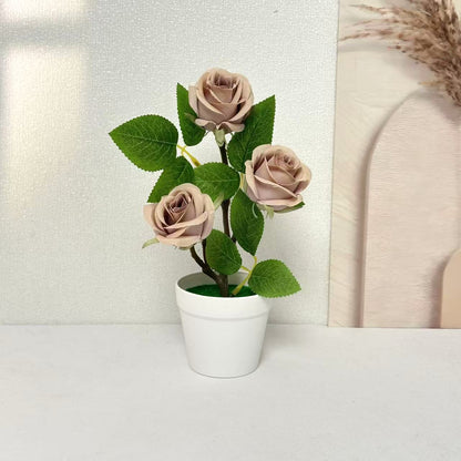 Faux Rosenblumenarrangement für Wohnkultur