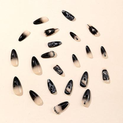 Gothic-Themen 3D Nagelkunstverlängerungen Brehn