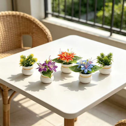 Lebendige künstliche Blumenarrangement