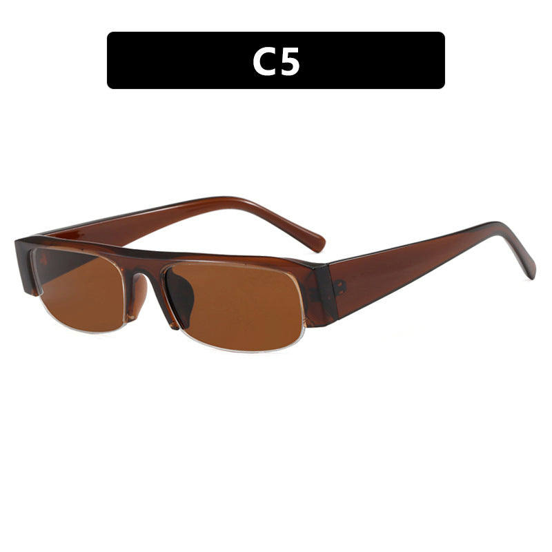 Damen trendige Sonnenbrille mit dickem Rahmen und schützenden Gläsern Brehn