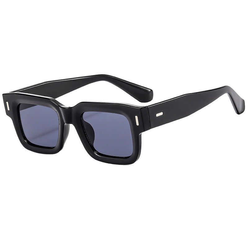 Damen Modische Quadratische Sonnenbrille mit robustem Rahmen und polarisierten Gläsern Brehn