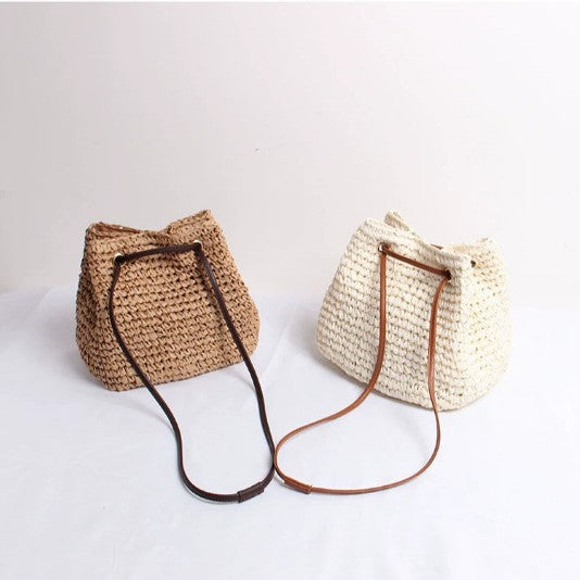 Damen Handtasche mit integriertem Schulterriemen aus Kunststoffen Brehn