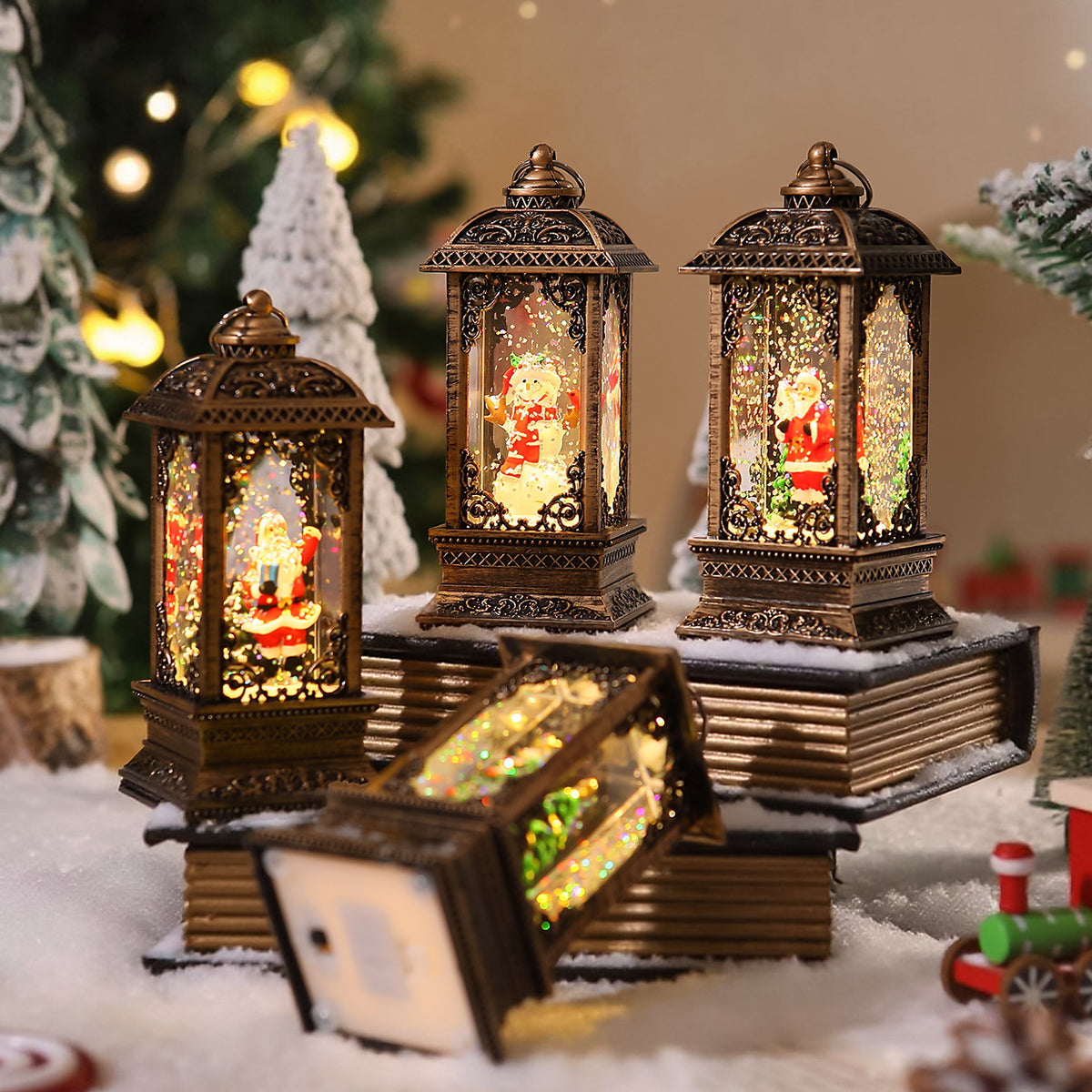 Vintage Weihnachtslaterne Brehn