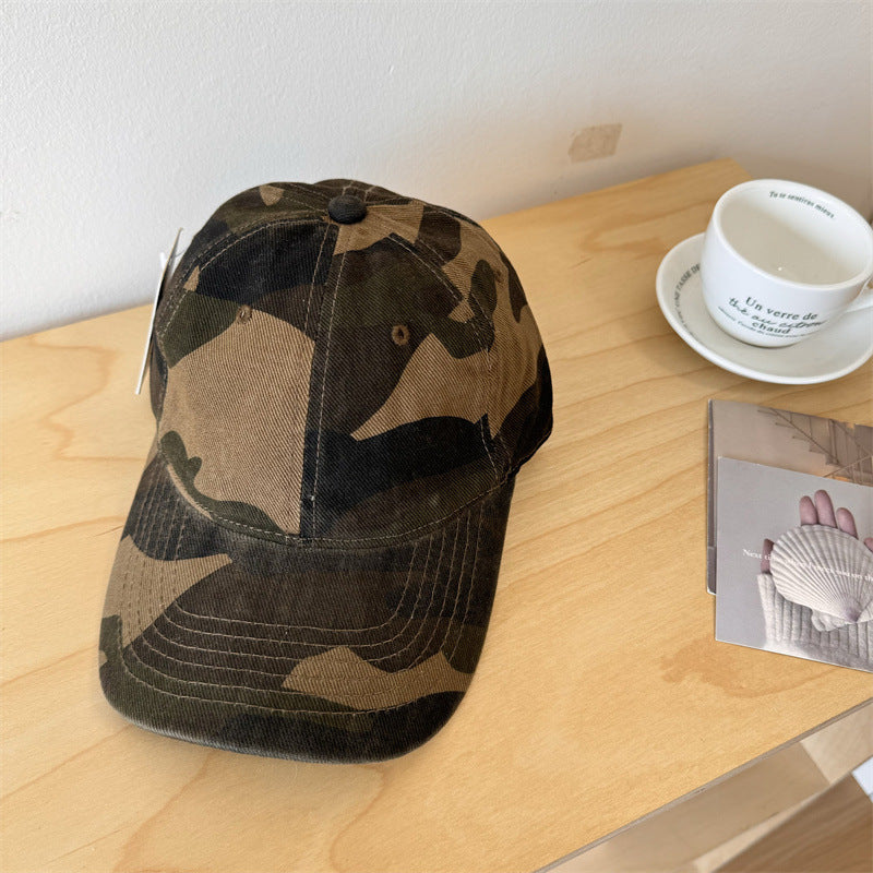 Damen Freizeit Verstellbare Camouflage Baseballmütze Brehn