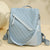 Elegante Strukturierte Leder Rucksack Brehn