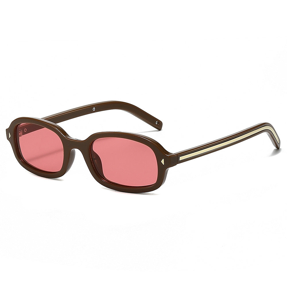 Retro-inspirierte rechteckige Sonnenbrille Brehn