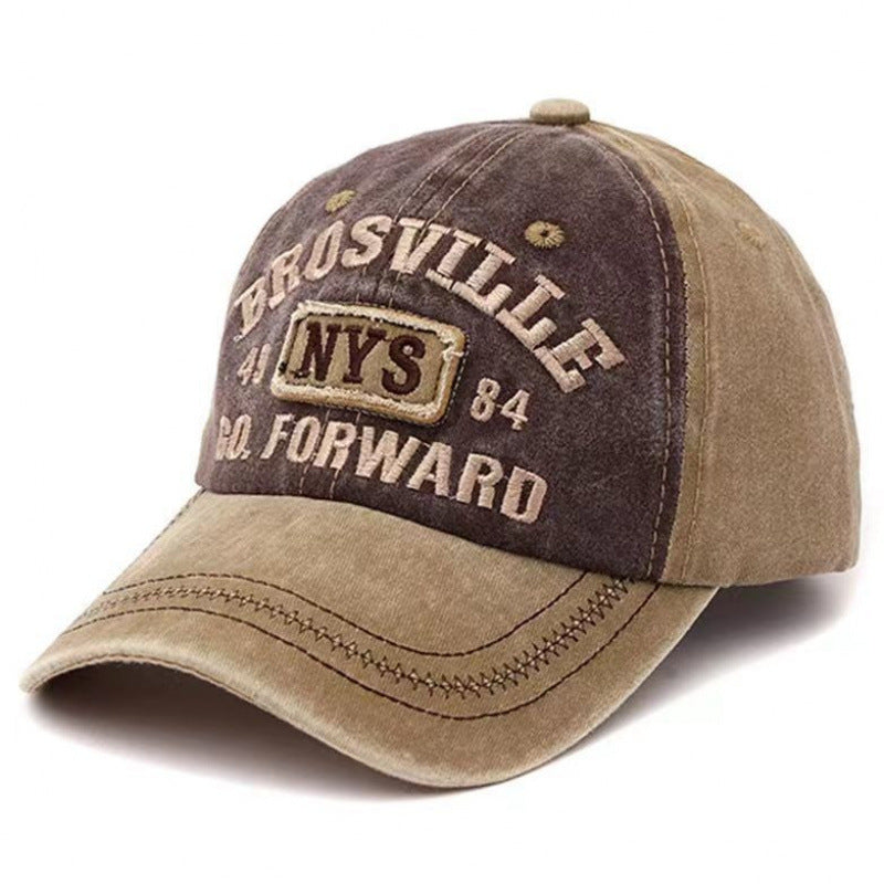 Herren Vintage-inspiriertes, stark beanspruchtes Baseballcap Brehn