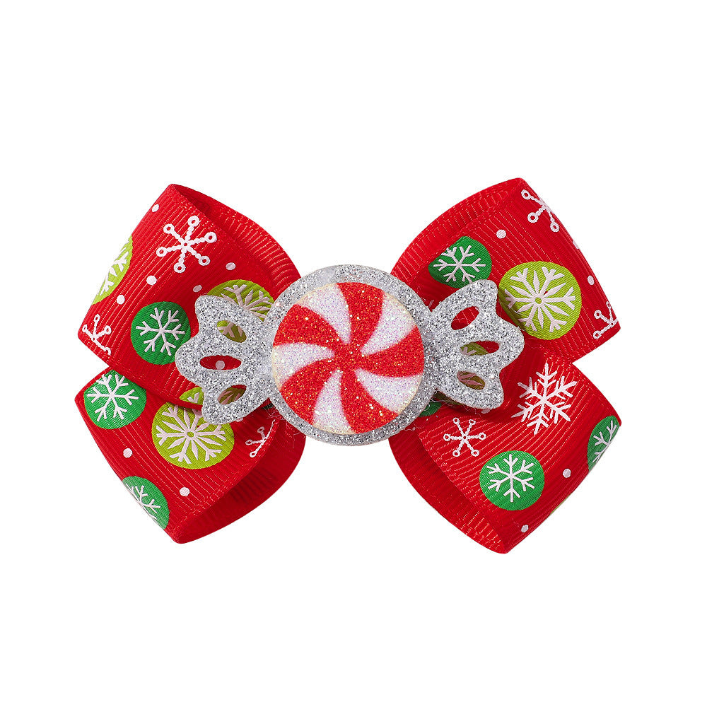 Festlicher Feiertags-Haarbow-Clips Brehn