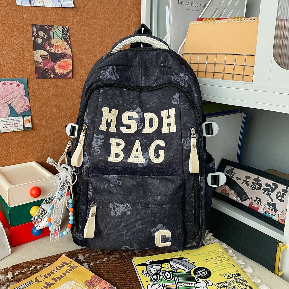 Stylische gestickte lässige Rucksack Brehn 1791205709