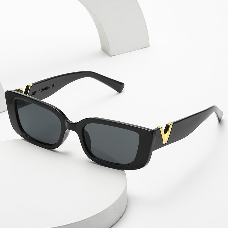 Damen modische Sonnenbrille mit trendigem Leopardenmuster und robustem Rahmen Brehn