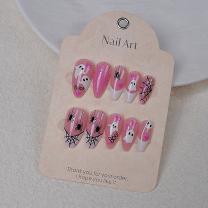 Halloween-Themen Press-On Nagelkunst Set Brehn