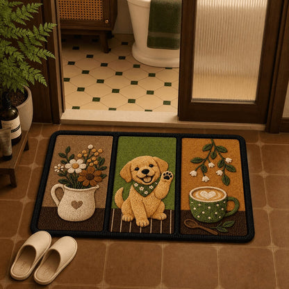 Dekorative Hunde-Themen-Bodenmatte