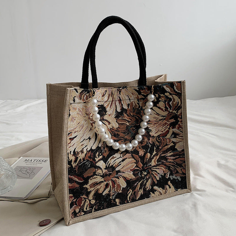 Elegante Blumenmuster Tasche