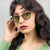 Damen modische Sonnenbrille im eleganten Design mit sechseckigem Rahmen Brehn