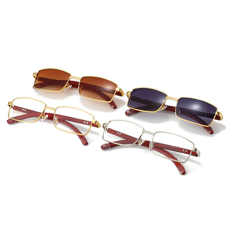 Damen modische Sonnenbrille mit stylischem Metall- und Kunststoffrahmen Brehn