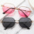 Damen Designer-Sonnenbrille im modernen Achteck-Design Brehn