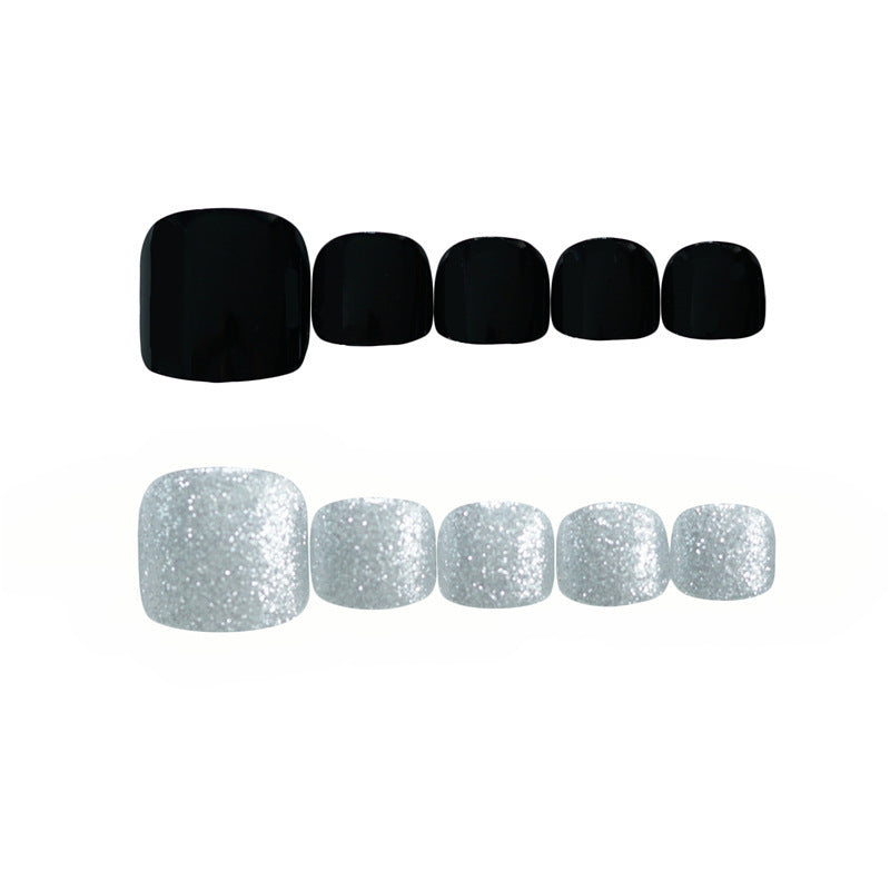 Glitzer Matte Aufkleben Zehennägel Brehn