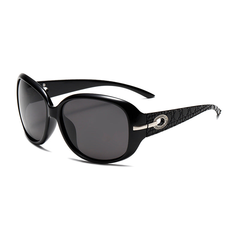 Damen Elegante Oversized Sonnenbrille mit modischem Muster Brehn