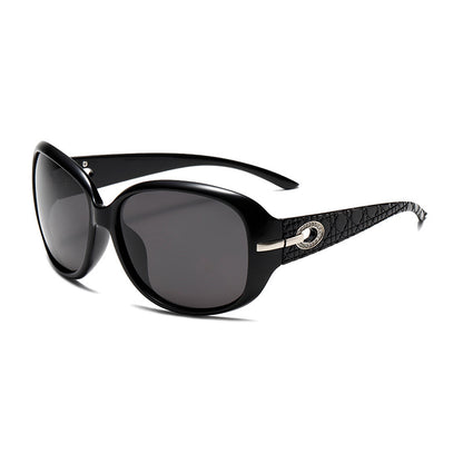 Damen Elegante Oversized Sonnenbrille mit modischem Muster Brehn