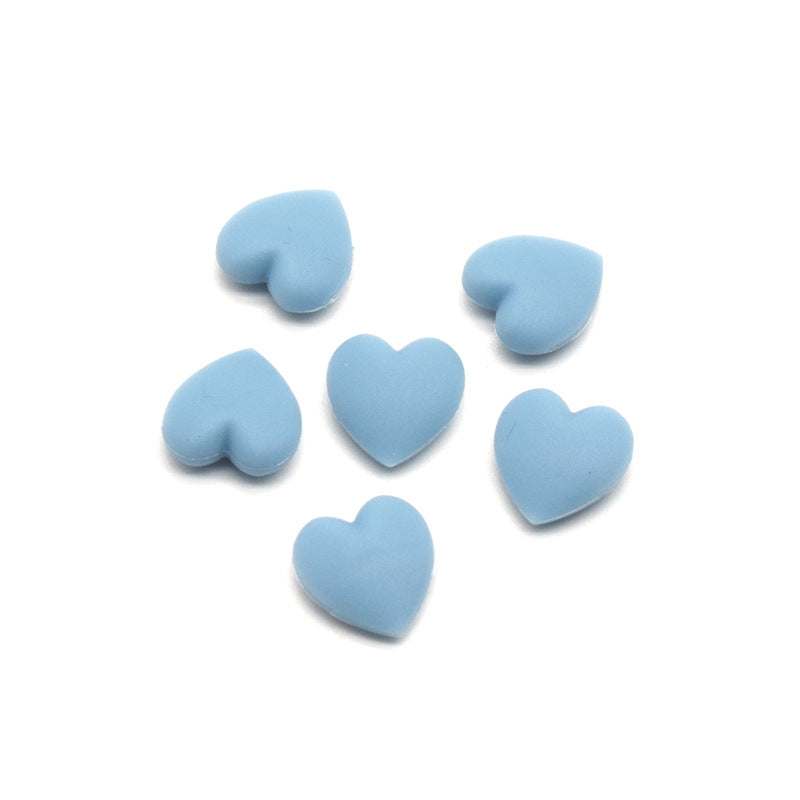 Dekorative Herzförmige Gummi Charms Brehn