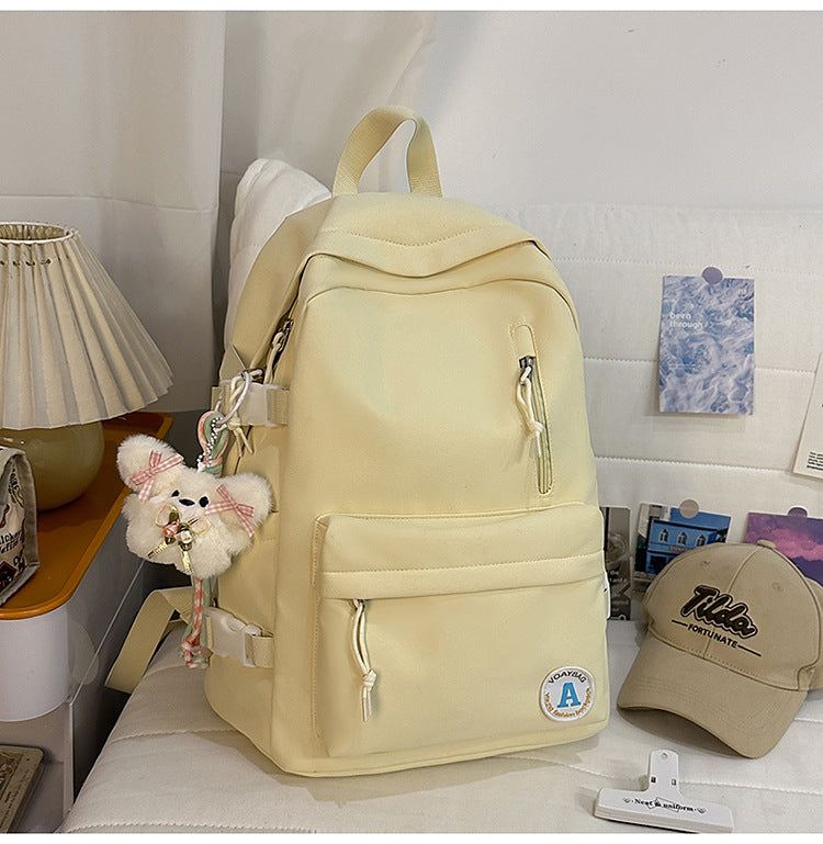 Minimalist Multi-Taschen Schulrucksack