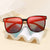 Damen Modische Sonnenbrille mit Bambusbügeln und polarisierten Gläsern Brehn