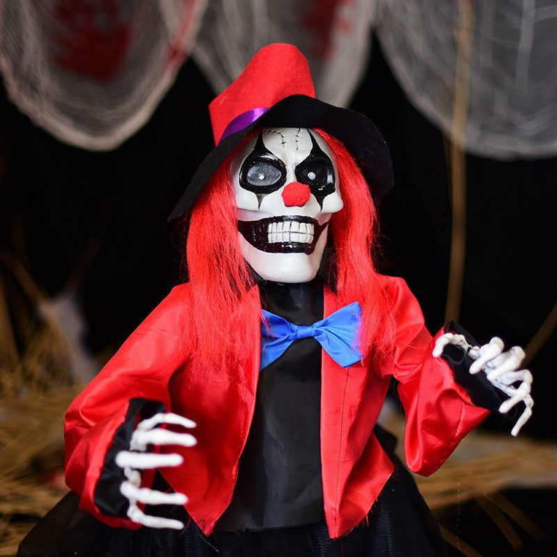 Creepy Clown Skeleton Dekoration Brehn