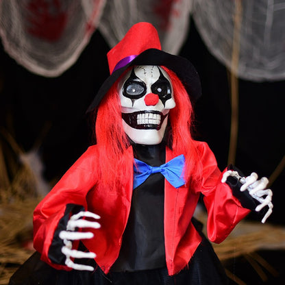 Creepy Clown Skeleton Dekoration Brehn